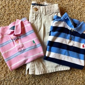 Polo by Ralph Lauren Boys Bundle of Shirts and Shorts